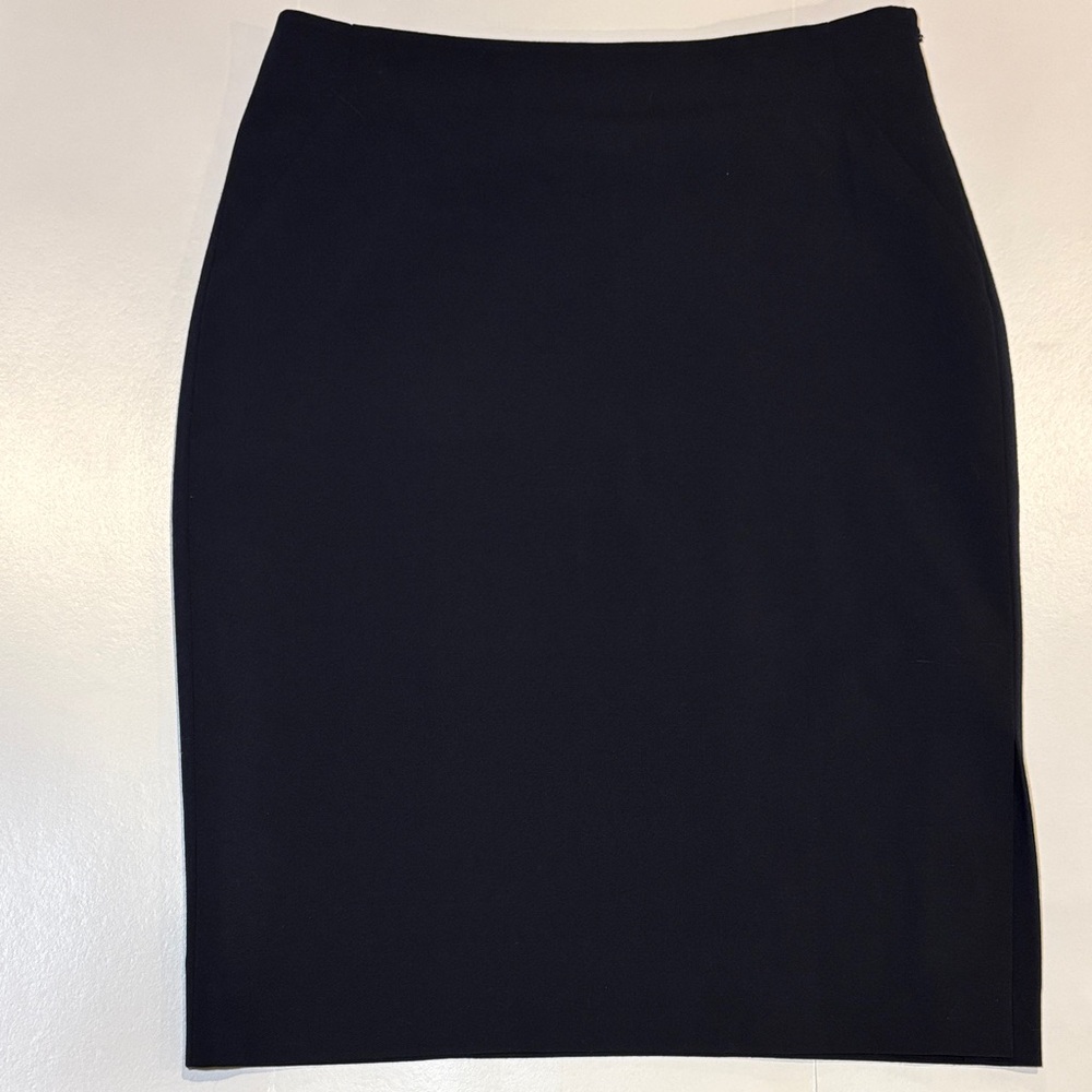 Ann Taylor Classic Navy Pencil Skirt -37sku